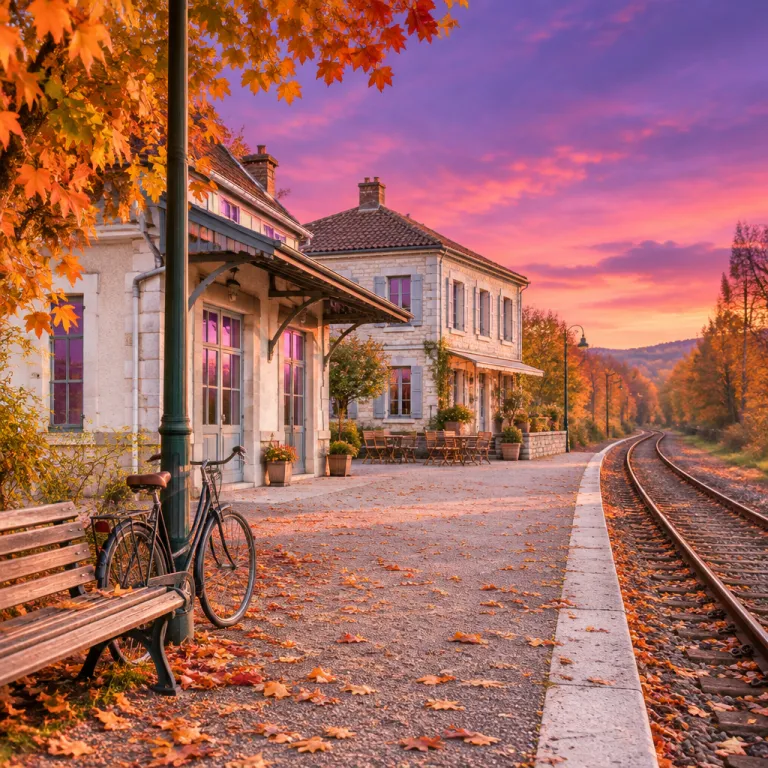 La France en slow cet automne : itinéraires entre gares oubliées et hôtels de village